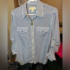 Michael Kors Large Zip up Blouse